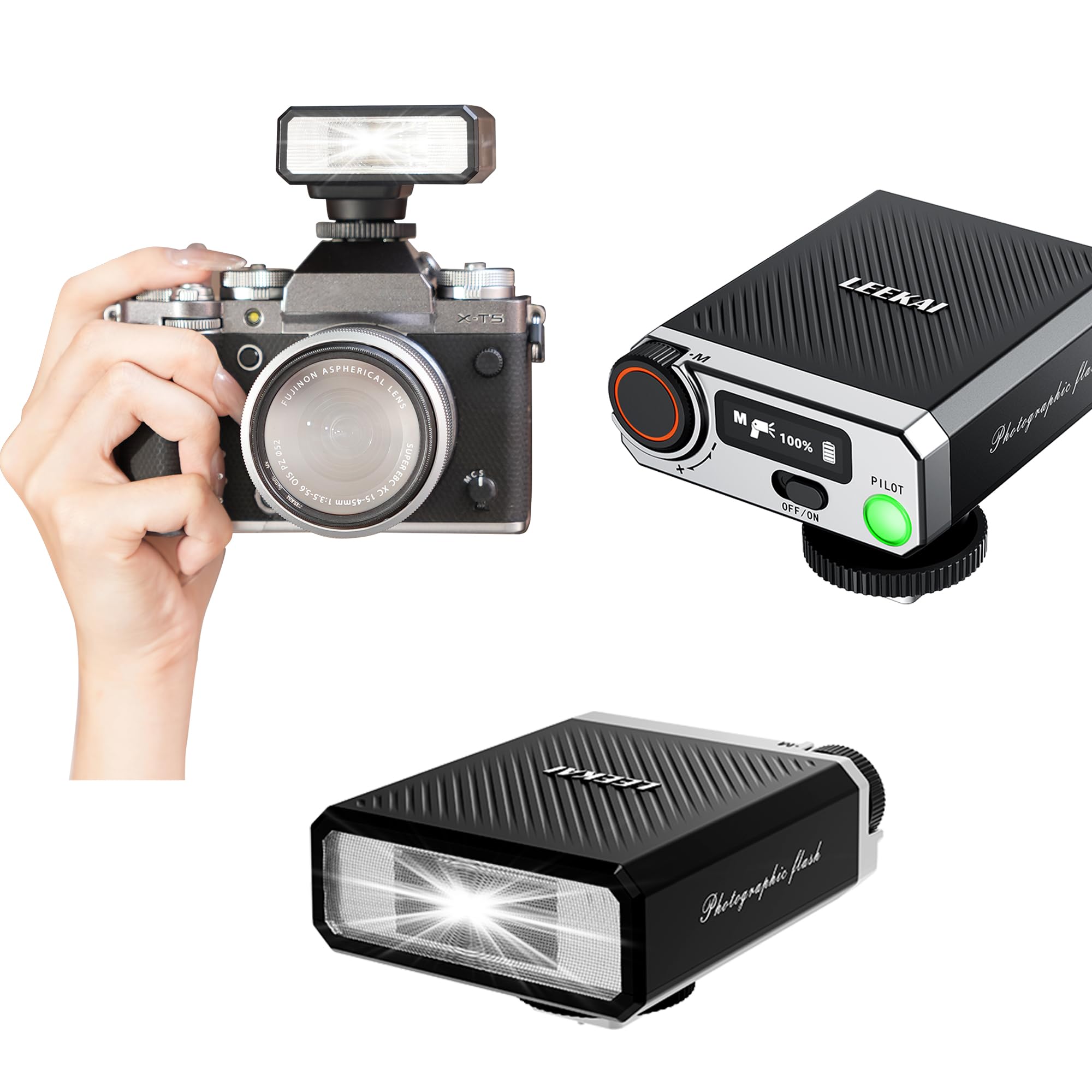 Amazon.com : Leekai S12 Portable Camera Flash Speedlite, Compact